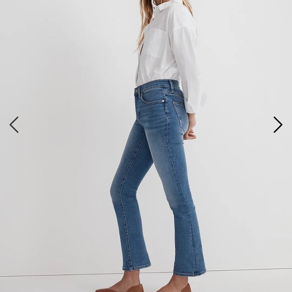 Madewell Kick Out Crop Jean Mather Wash 30 T - Picture 3 of 8